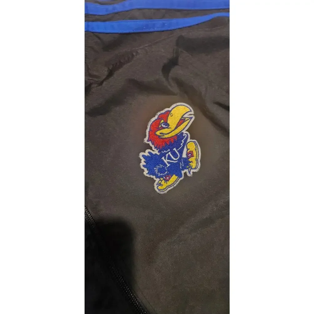 New Men's Adidas Kansas Jayhawks Sweater Hoodie Black